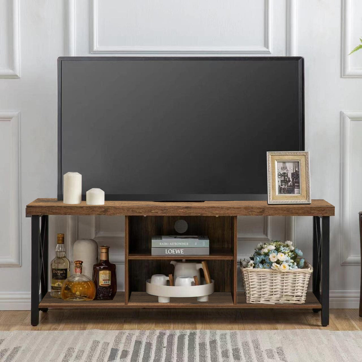 KLAXON Orin Wall-Mounted TV Unit – Forest Dark