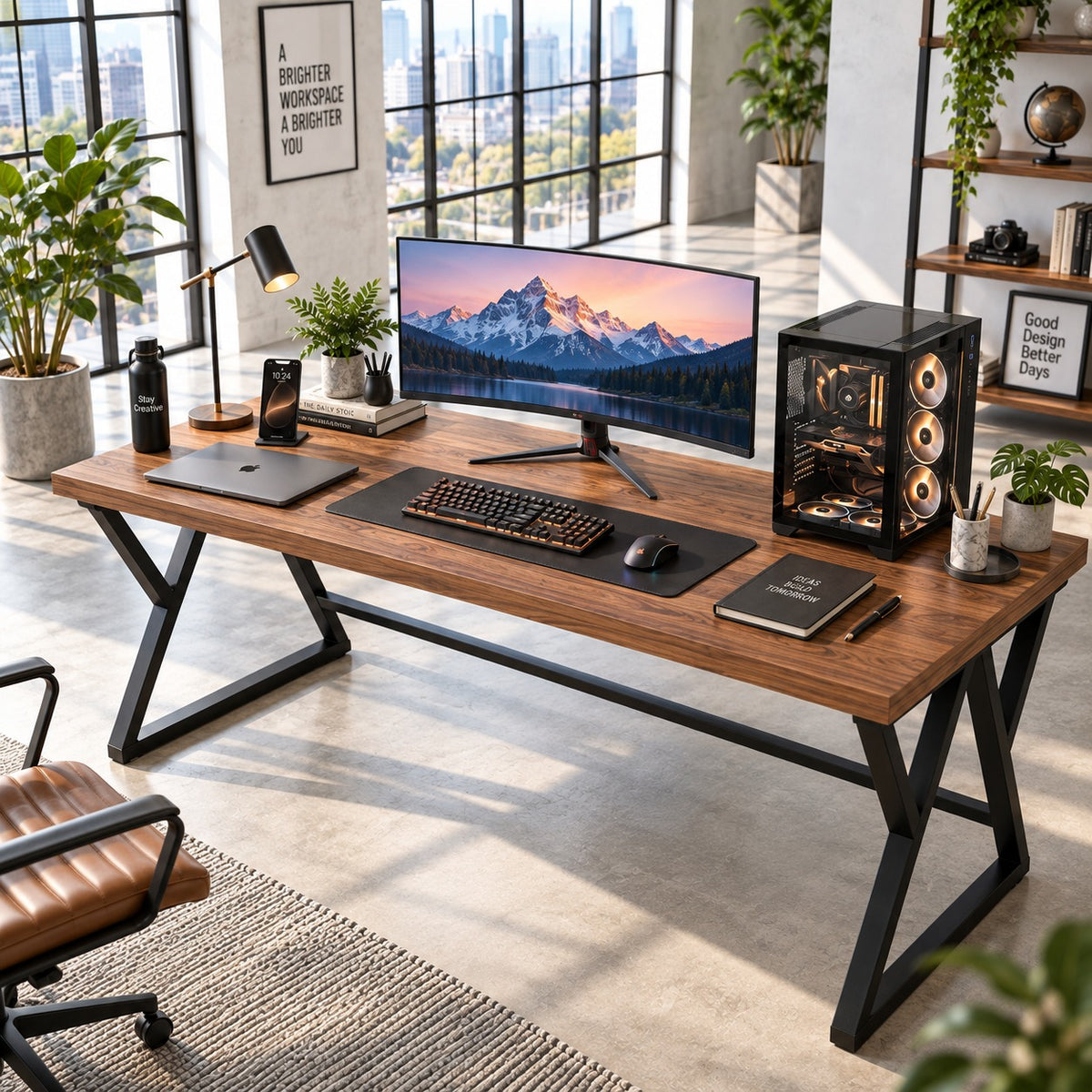 KLAXON Riva FD Medium Modern Computer Table