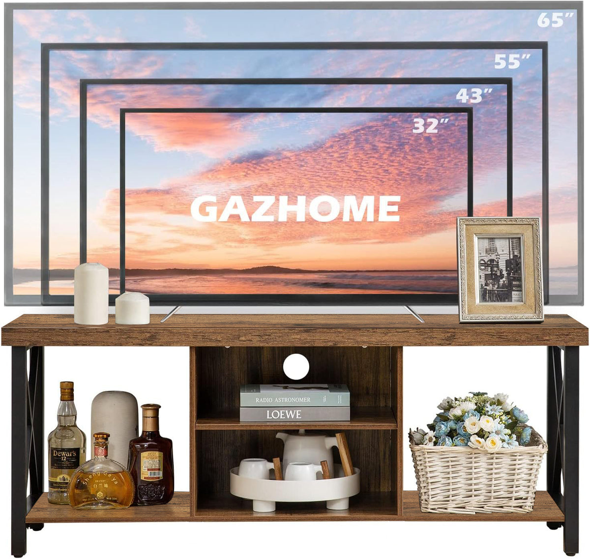 KLAXON Orin Wall-Mounted TV Unit – Forest Dark