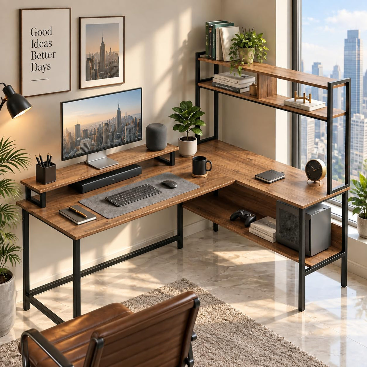 Klaxon Office Table for Home | Workstation Table Desk (FD - Christo) (Nexa  FD)