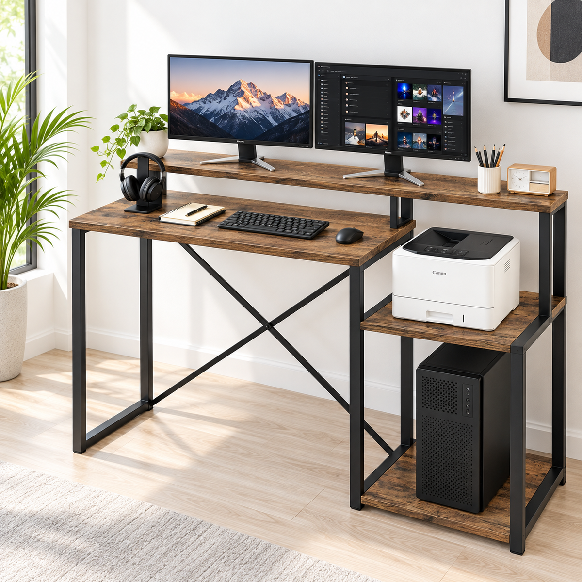 KLAXON Tek Printer Study & Computer Table – DIY