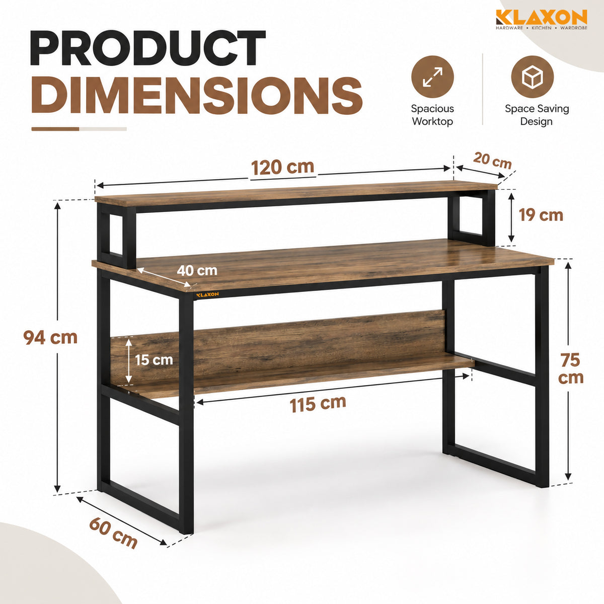 KLAXON DESKE Study Table – FD
