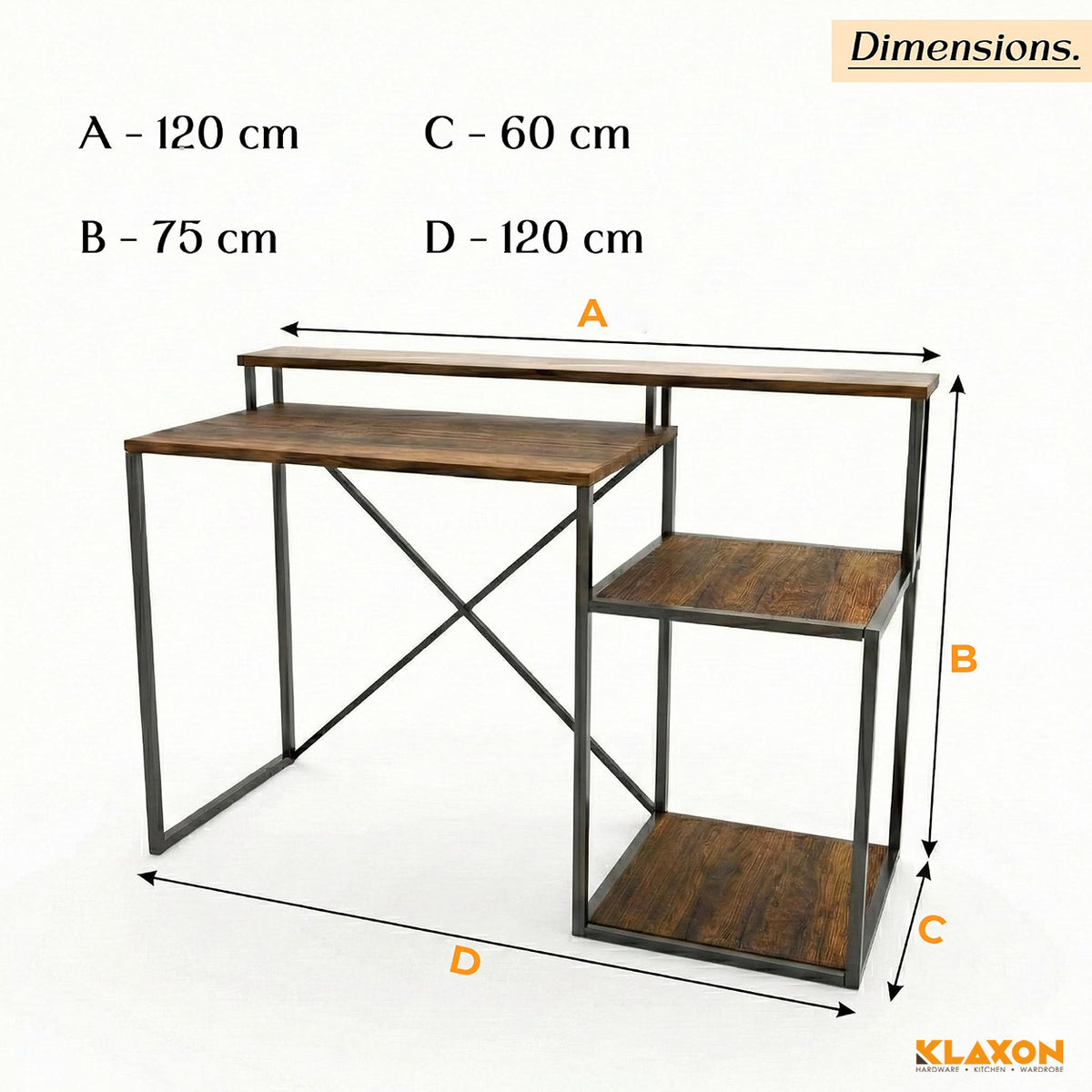 KLAXON Tek Printer Study & Computer Table – DIY
