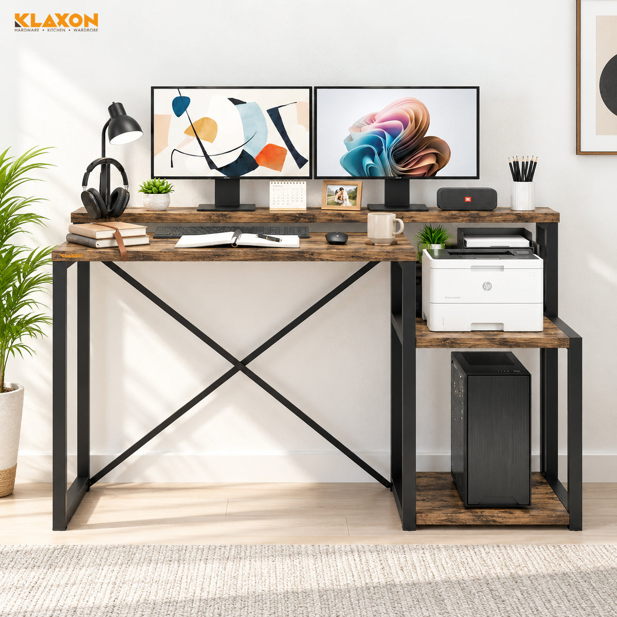 KLAXON Tek Printer Study & Computer Table – DIY