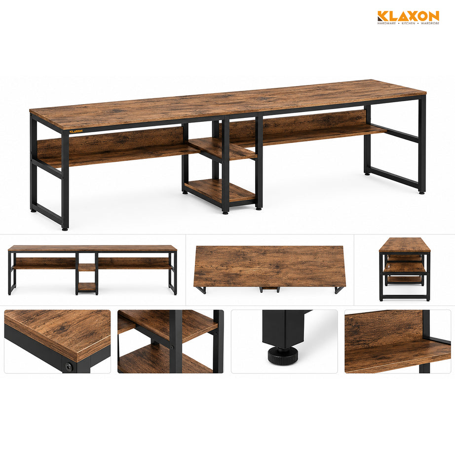 KLAXON Orbit Study Table – Forest Dark
