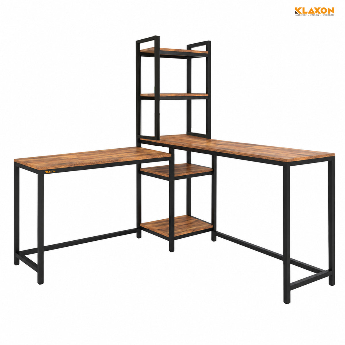 Klaxon Office Table for Home | Workstation Table Desk (FD - Modern DIY)