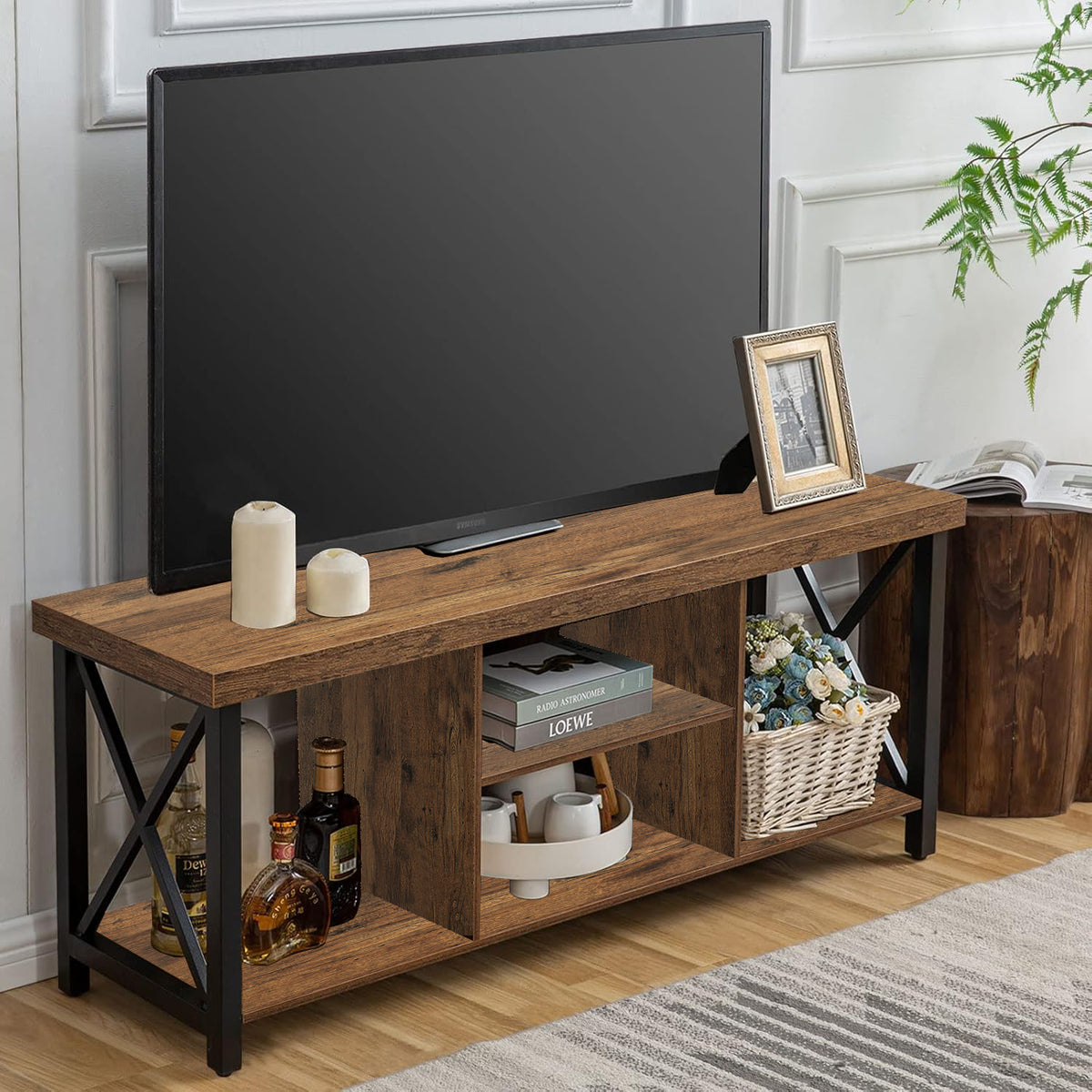 KLAXON Orin Wall-Mounted TV Unit – Forest Dark