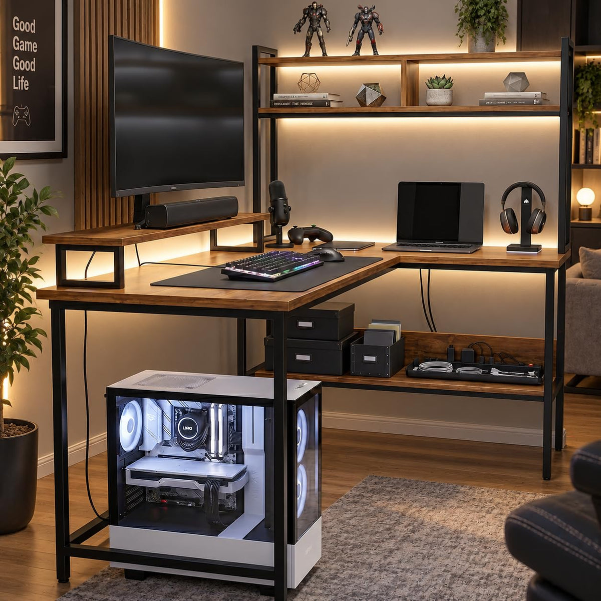 Klaxon Office Table for Home | Workstation Table Desk (FD - Christo) (Nexa  FD)