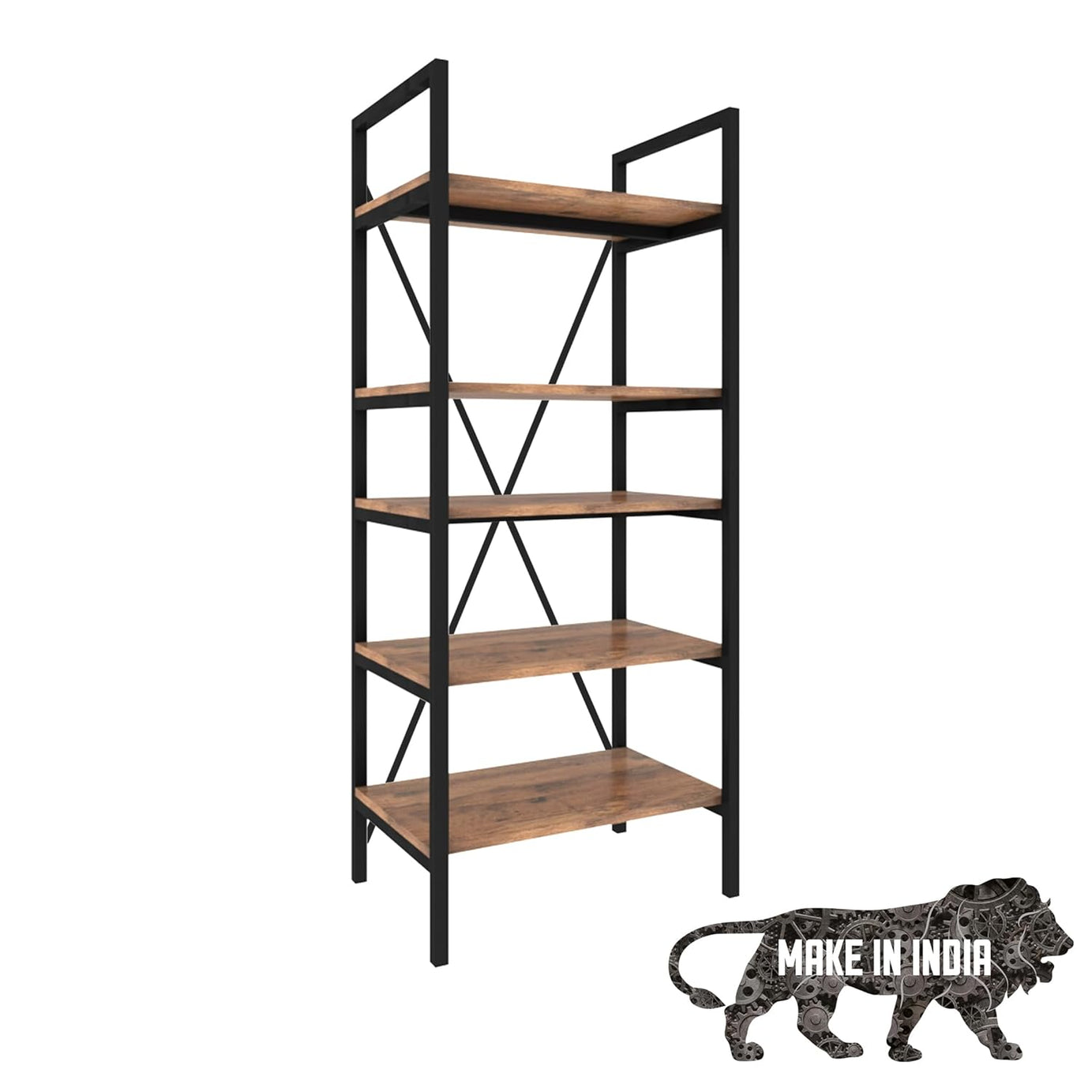 Klaxon 5-Tier Kitchen Microwave Oven Stand & Storage Rack (Forest Dark)