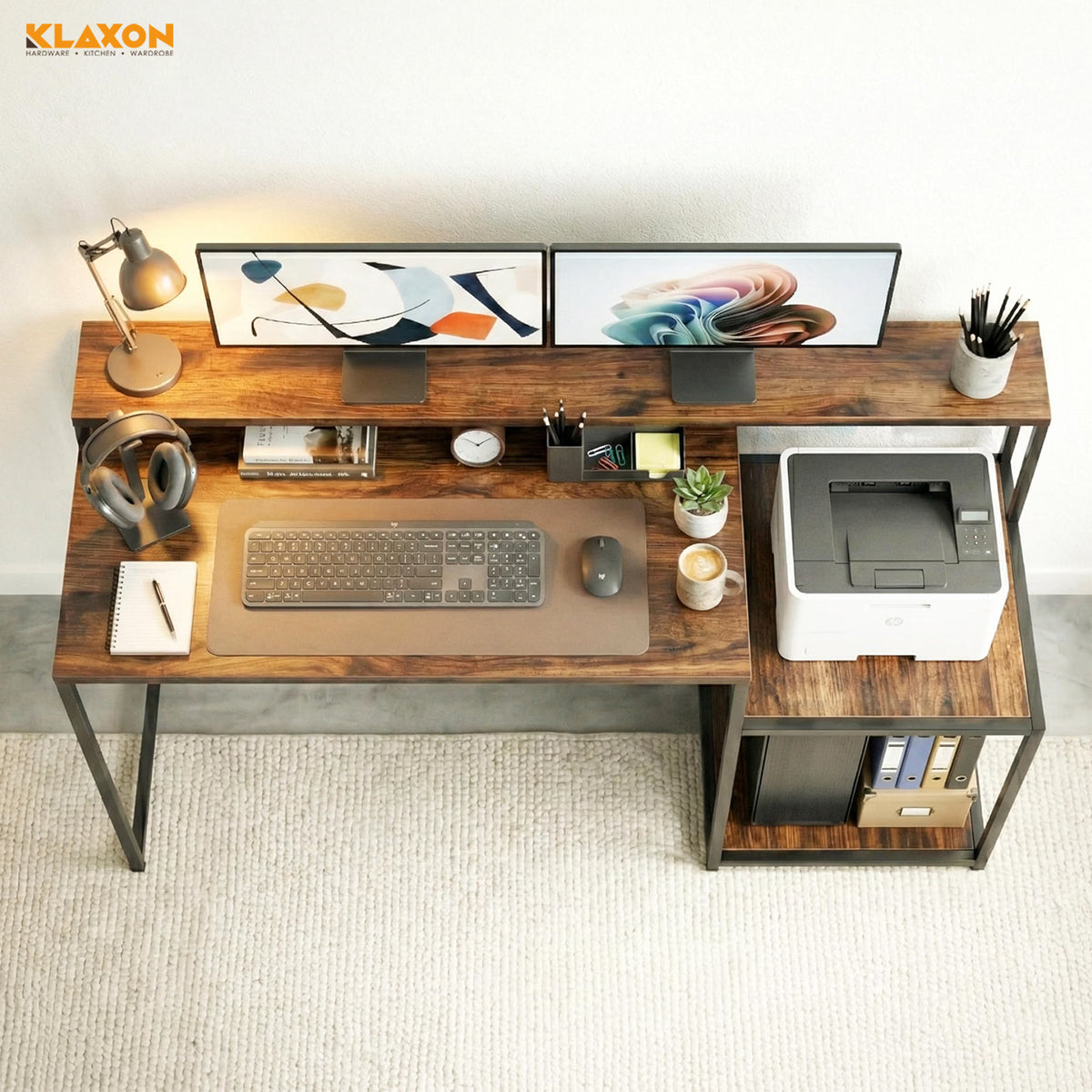 KLAXON Tek Printer Study & Computer Table – DIY
