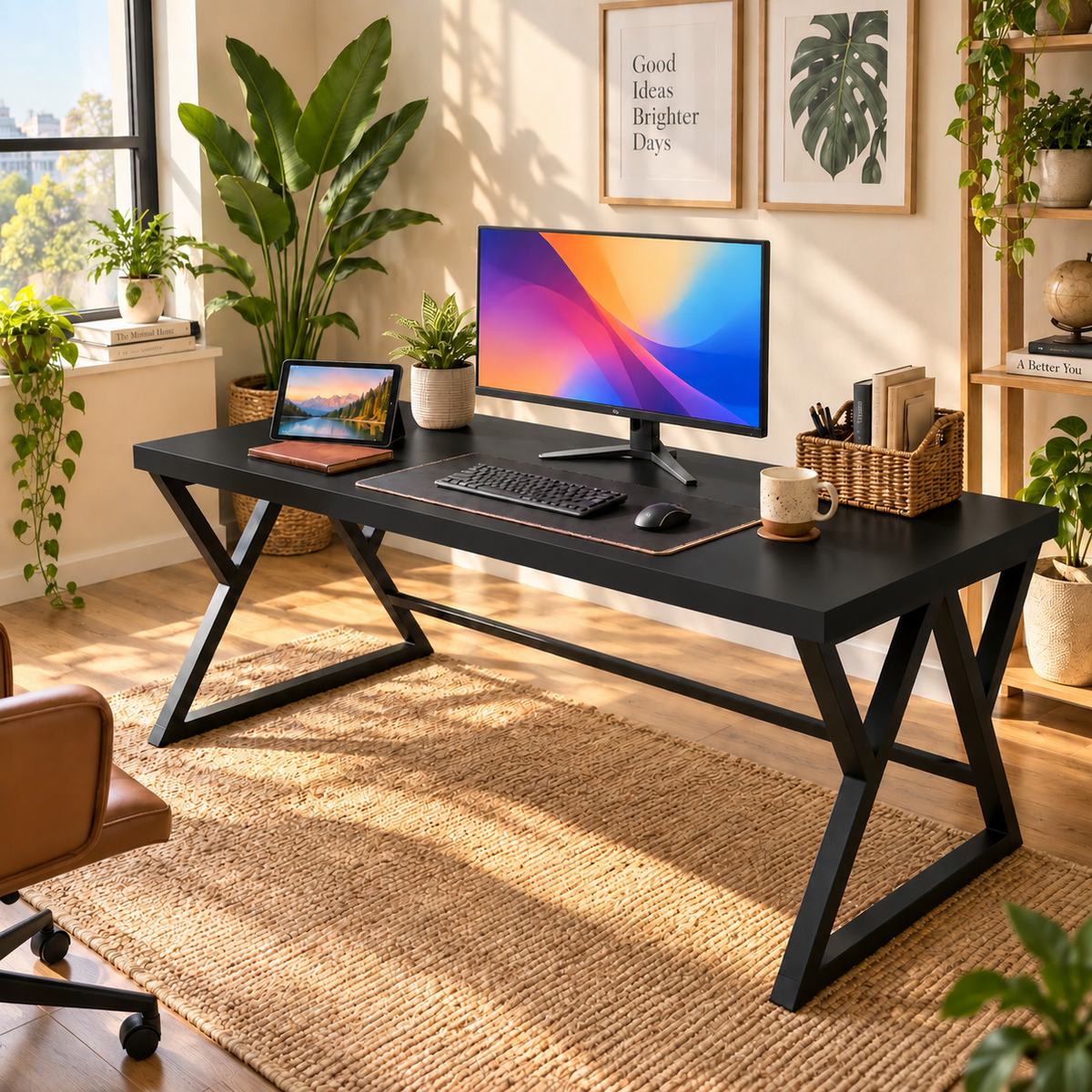 Klaxon Modern Computer Table for Home PC – Multipurpose Office Desk for Home & Work | Gaming Table, Computer Table, Desktop Table for Home Office