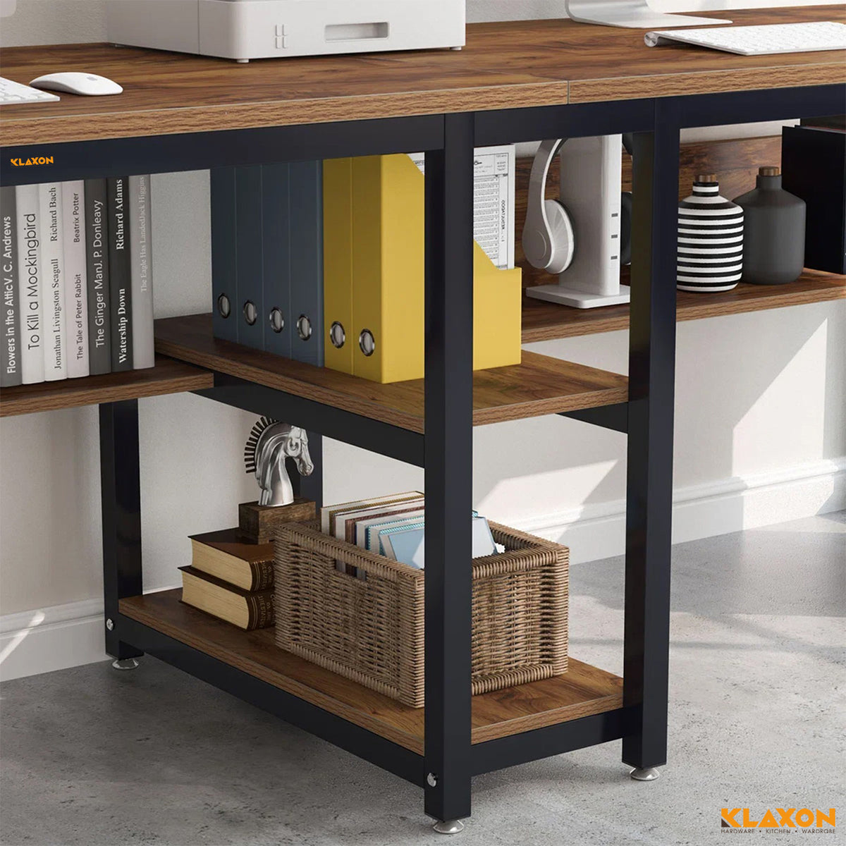 KLAXON Orbit Study Table – Forest Dark