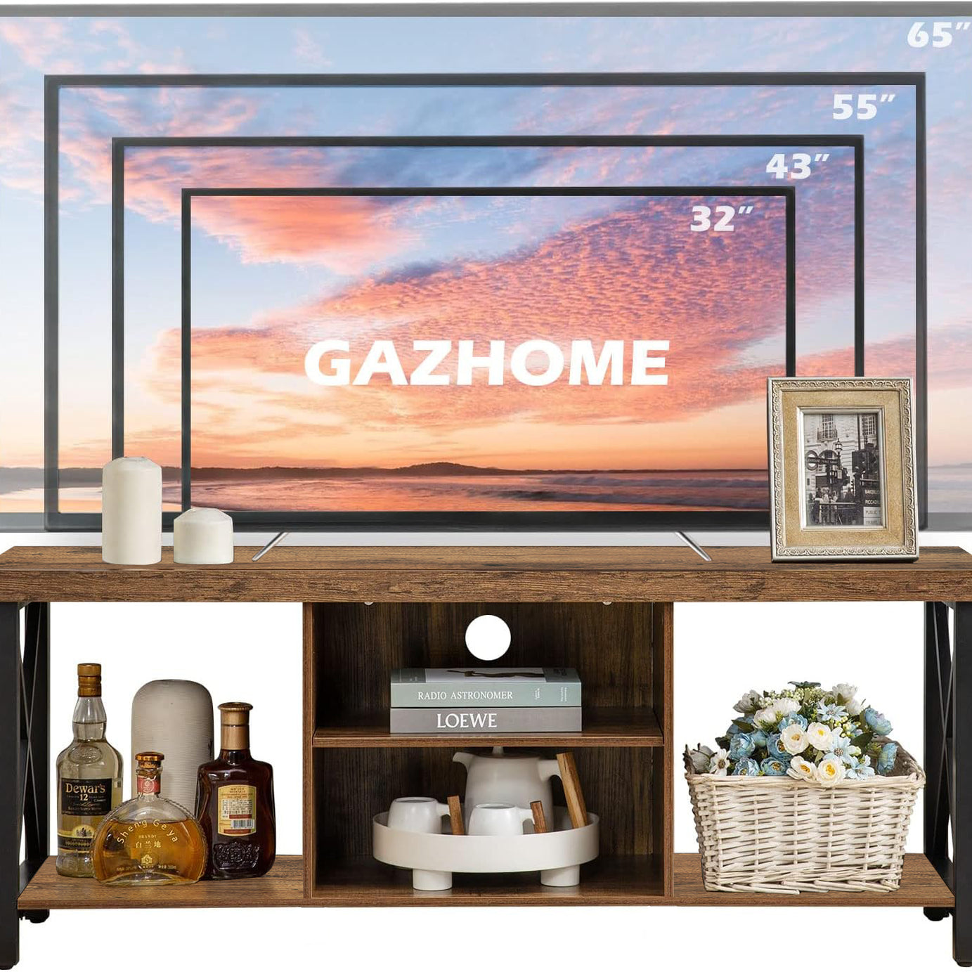 KLAXON Orin Wall-Mounted TV Unit – Forest Dark