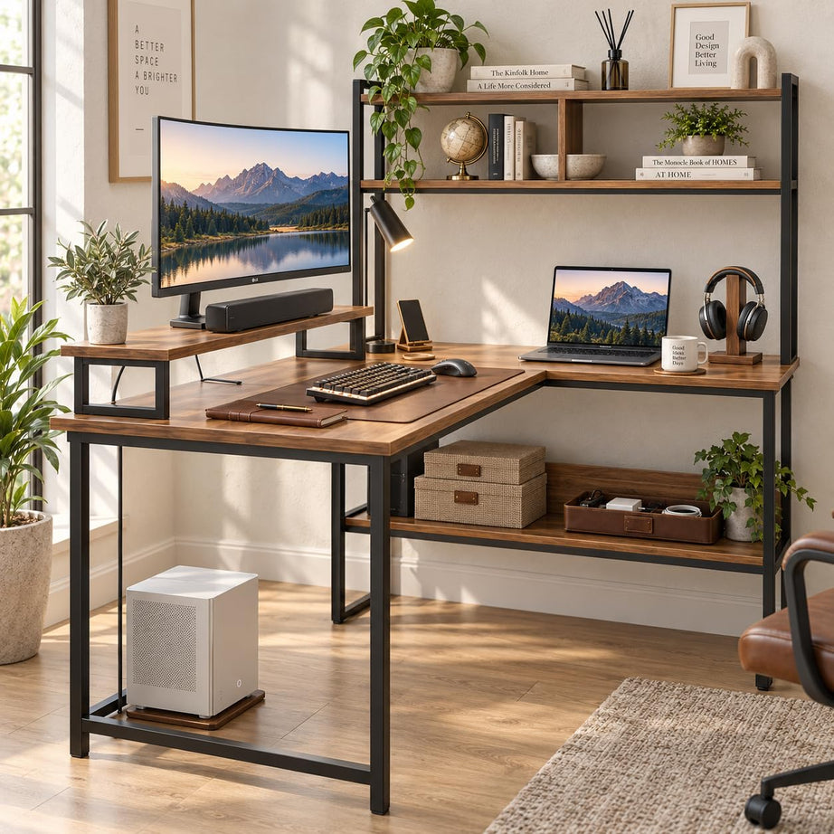 Klaxon Office Table for Home | Workstation Table Desk (FD - Christo) (Nexa  FD)
