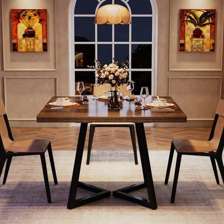 KLAXON 4 Seater Dining Table – AW & Black