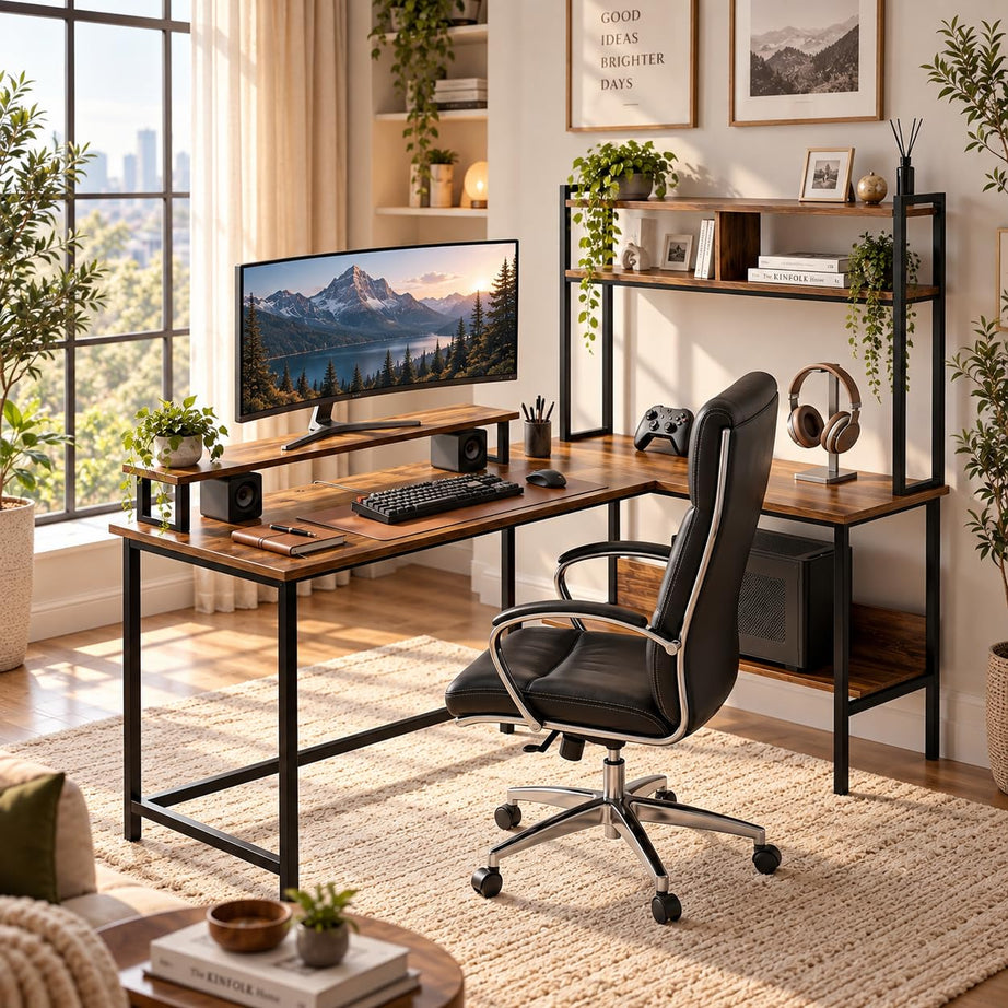 Klaxon Office Table for Home | Workstation Table Desk (FD - Christo) (Nexa  FD)