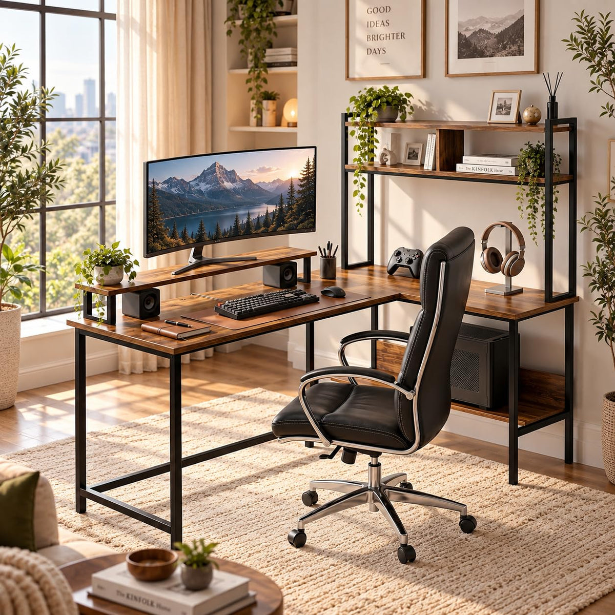 Klaxon Office Table for Home | Workstation Table Desk (FD - Christo) (Nexa  FD)