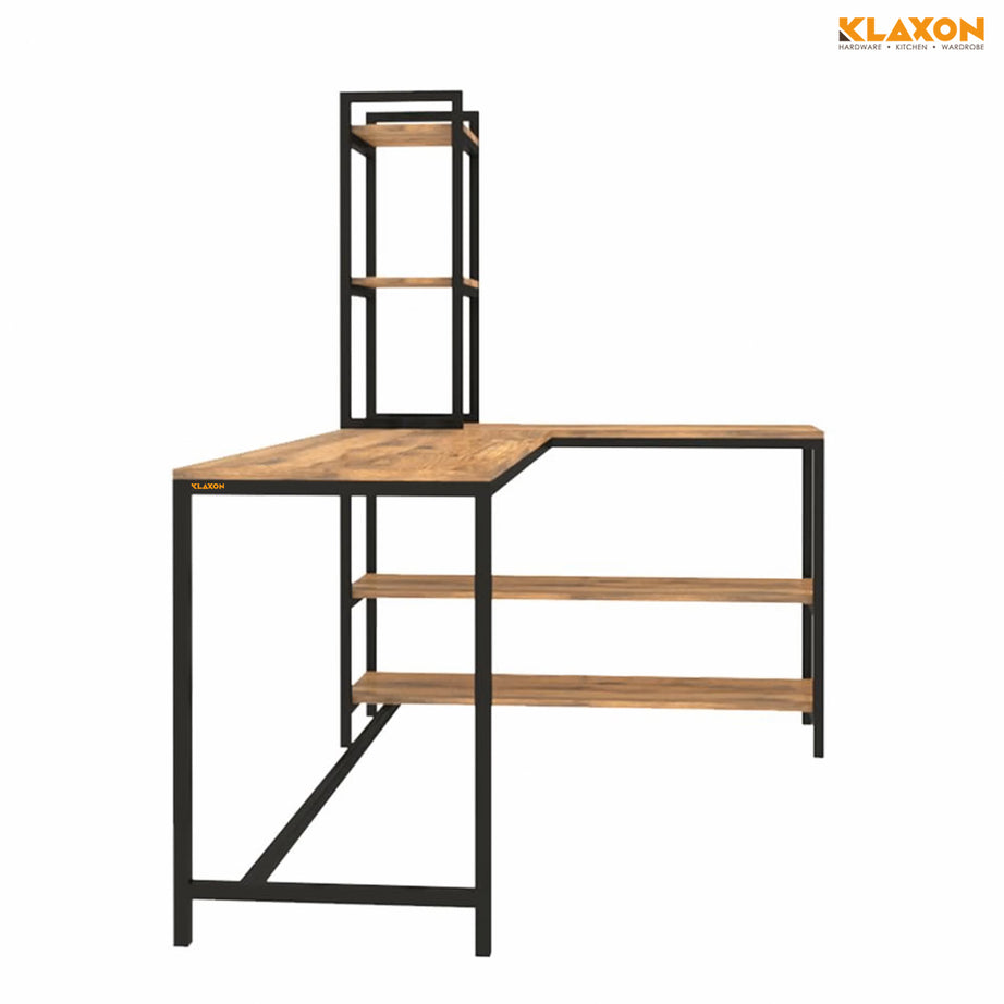 KLAXON L-Shaped Study & Computer Table – English FD