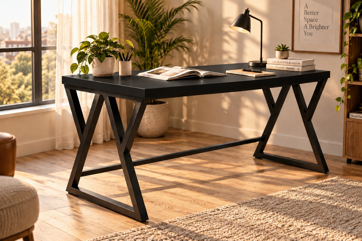 Klaxon Modern Computer Table for Home PC – Multipurpose Office Desk for Home & Work | Gaming Table, Computer Table, Desktop Table for Home Office