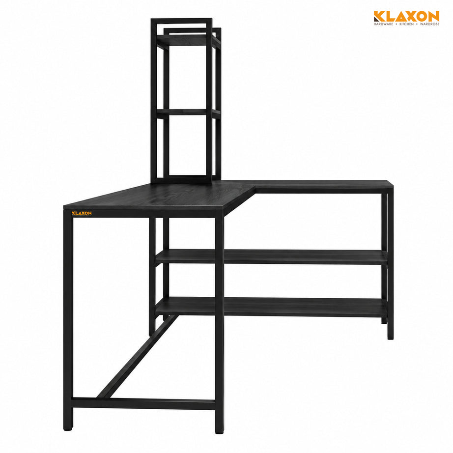 KLAXON 120 CM Workstation Table – Black & English