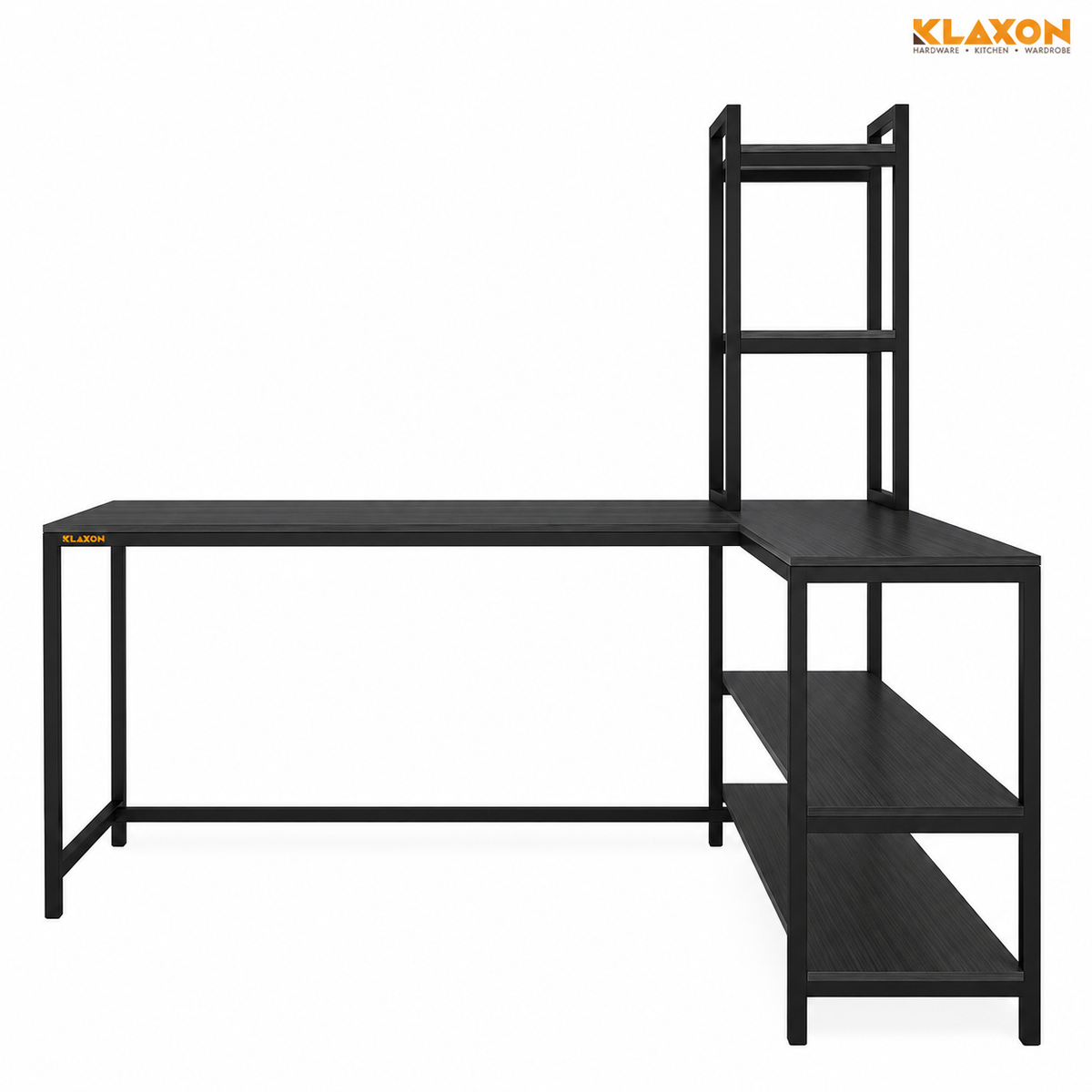 KLAXON 120 CM Workstation Table – Black & English