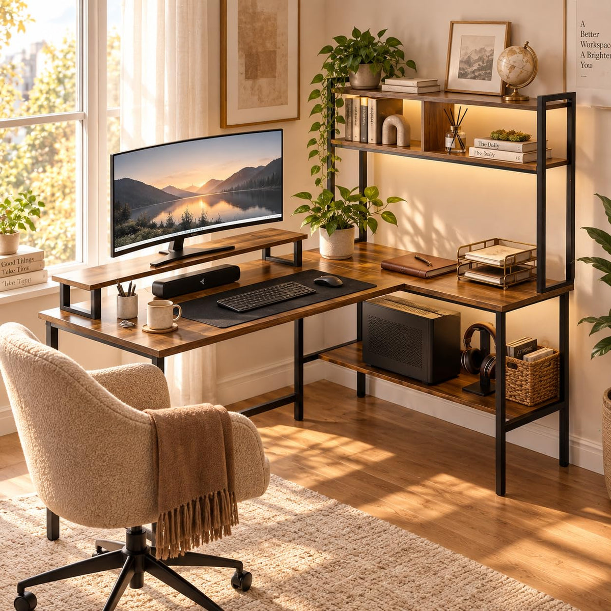 Klaxon Office Table for Home | Workstation Table Desk (FD - Christo) (Nexa  FD)