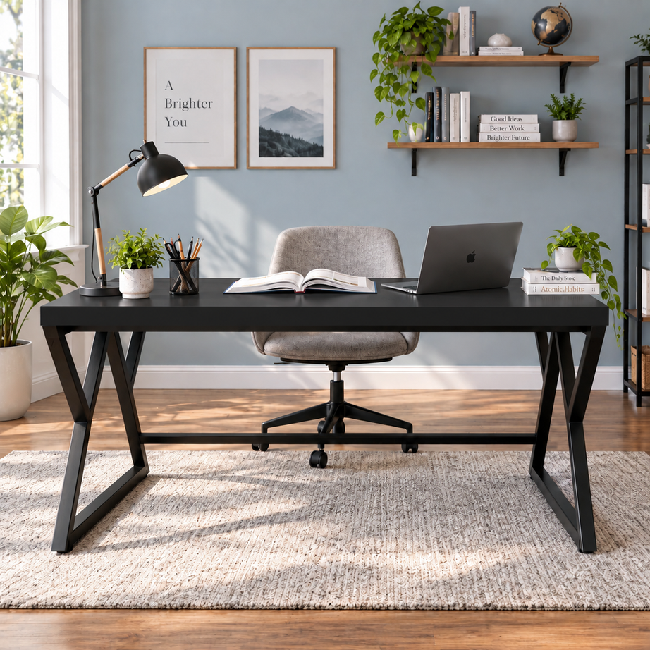 Klaxon Modern Computer Table for Home PC – Multipurpose Office Desk for Home & Work | Gaming Table, Computer Table, Desktop Table for Home Office