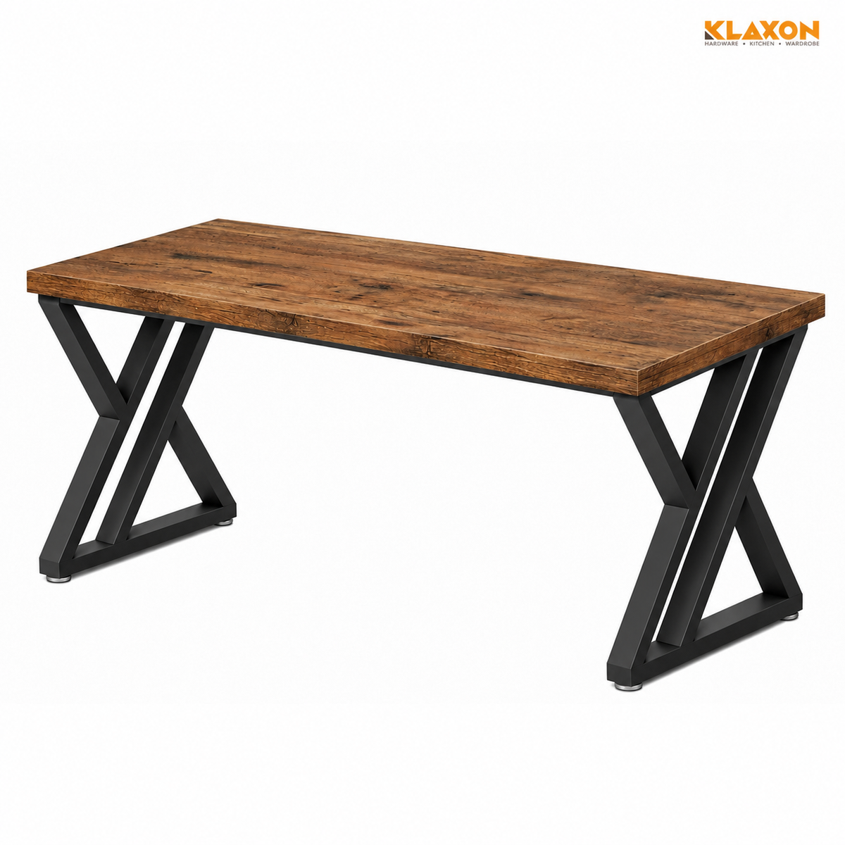 KLAXON Zeno Black Study Table with Drawer