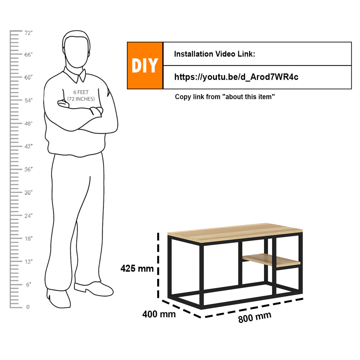 KLAXON Noah Coffee Table – Asian Walnut