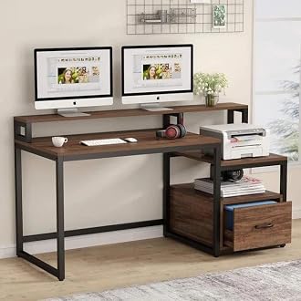 KLAXON engineered wood iron multi-use study table