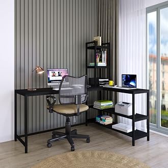 KLAXON 120 cm workstation table black and English finish