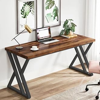 KLAXON Zeno Black engineered wood and iron study table