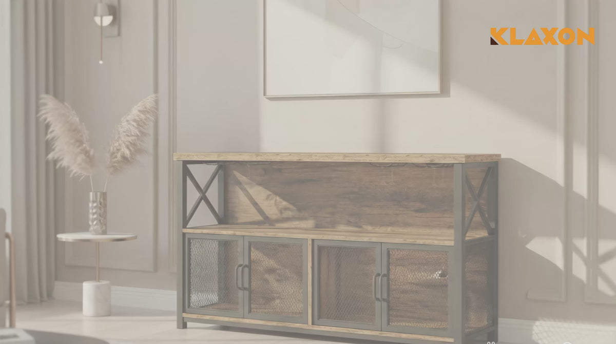 KLAXON Nysa Large Bar Cabinet with Wine Rack